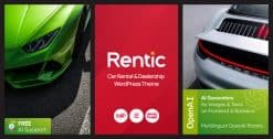 Rentic - Car Rental & Dealership WordPress Theme