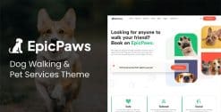 EpicPaws - Dog Walking & Pet Services Theme