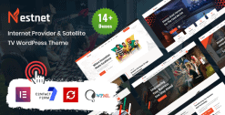 Nestnet - Internet Provider & Satellite TV WordPress Theme