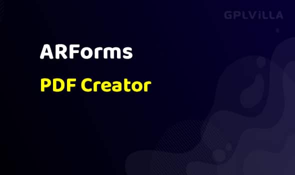 PDF Creator for Arforms