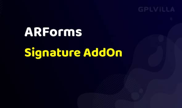 Signature Addon for Arforms