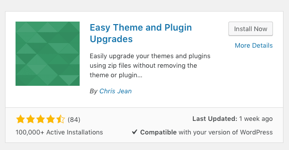 Easy Theme and Plugin Upgrades