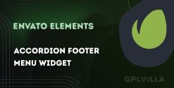 Download Accordion Footer Menu Widget For Elementor