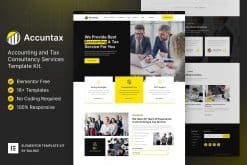 Accuntax - Accounting & Tax Consultancy Services Elementor Template Kit