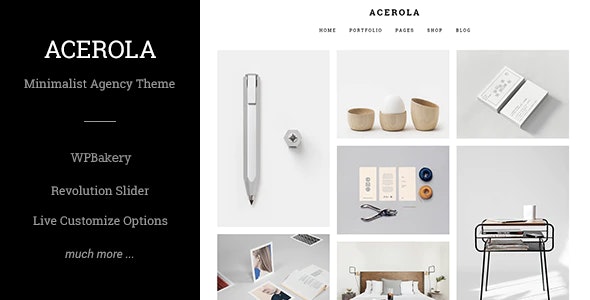 Download Acerola - Ultra Minimalist Agency Theme