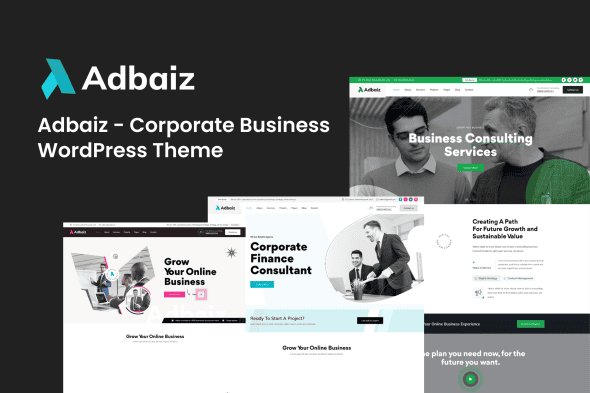 Download Adbaiz - Corporate Business WordPress Theme GPL WordPress Plugin