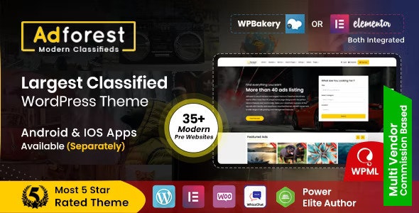 Download AdForest - Classified Ads WordPress Theme