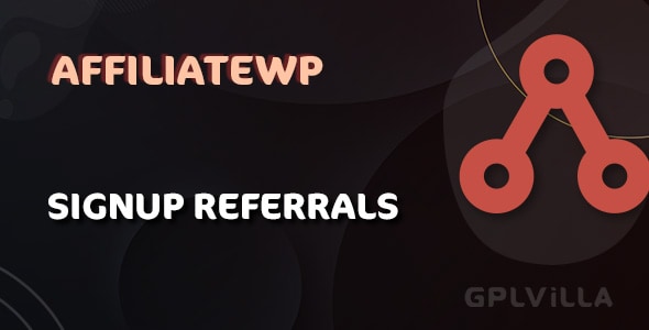 Download AffiliateWP Signup Referrals