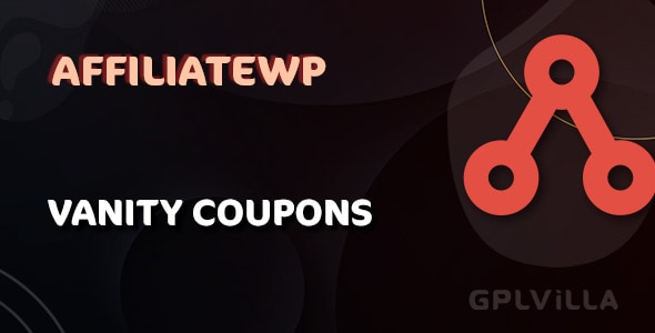 Download AffiliateWP - Vanity Coupon Codes