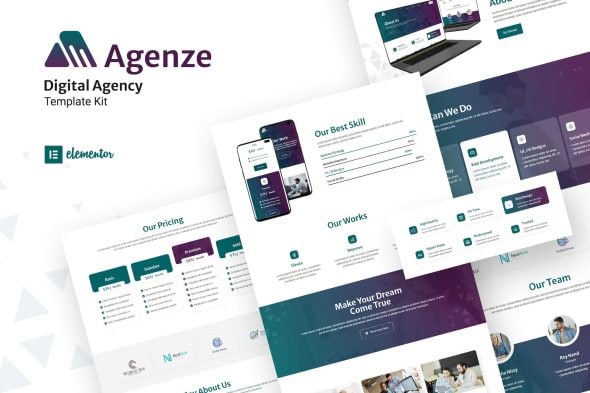 Agenze - The Digital Agency Elementor Template Kit