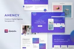 AHENCY - Creative Digital Agency Elementor Template Kit