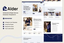 Alder - Handyman & Repair Service Elementor Template Kit