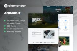 Animakit - Animation Studio Elementor Pro Template Kit