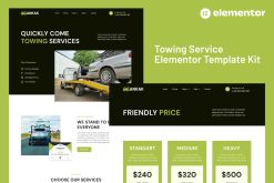 Ankak - Towing Services Elementor Pro Template Kit