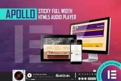 Download Apollo - HTML5 Audio Player - Elementor Widget GPL WordPress Plugin