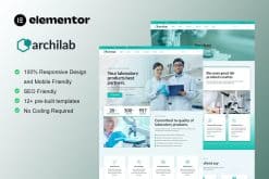 ArchiLab - Research & Laboratory Elementor Template Kit