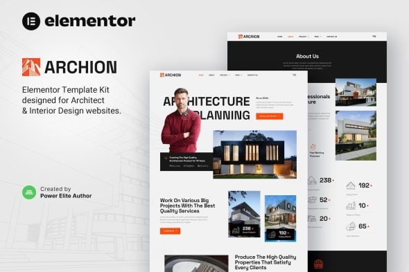 Archion - Architect & Contractor Elementor Template Kit