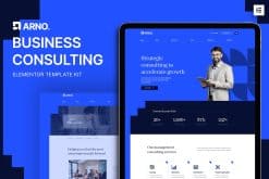 Arno - Business Consulting Elementor Template Kit