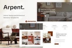 Arpent - Interior Design and Architecture Elementor Template Kit