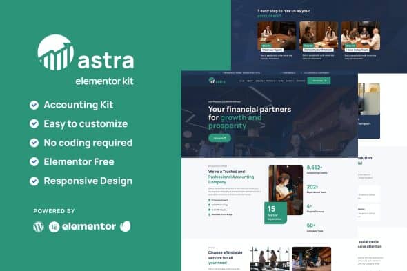 Astra - Business Consulting Elementor Template Kit