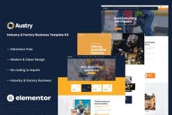 Austry - Industry & Factory Business Elementor Template Kit