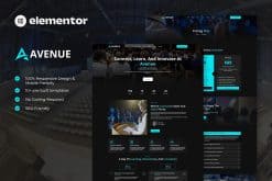 Avenue - Event & Conference Elementor Template Kit