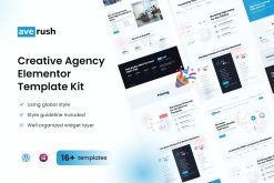 Averush - Digital Marketing & Creative Agency Elementor Template Kit