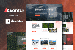 Avontur - Modern Tour & Travel Elementor Template Kit