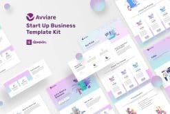 Avviare Start Up Business Elementor Template Kit