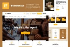 Bean Barista - Online Barista Course Elementor Template Kit