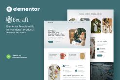 Becraft - Handicraft & Artisan Elementor Template Kit