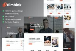 Bimbink - Business Coach & Consulting Elementor Template Kit