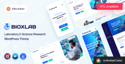 Bioxlab  - Laboratory & Science Research WordPress Theme