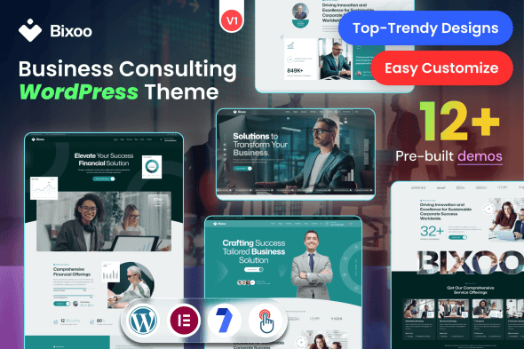 Download Bixoo - Business Consulting WordPress Theme GPL WordPress Plugin
