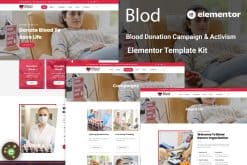 Blod - Blood Drive & Donation Campaigns Elementor Template Kit