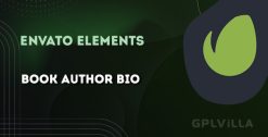 Download Book Author Bio addon for elementor