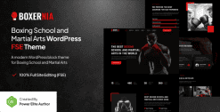 Boxernia – Boxing School & Martial Arts FSE WordPress Theme