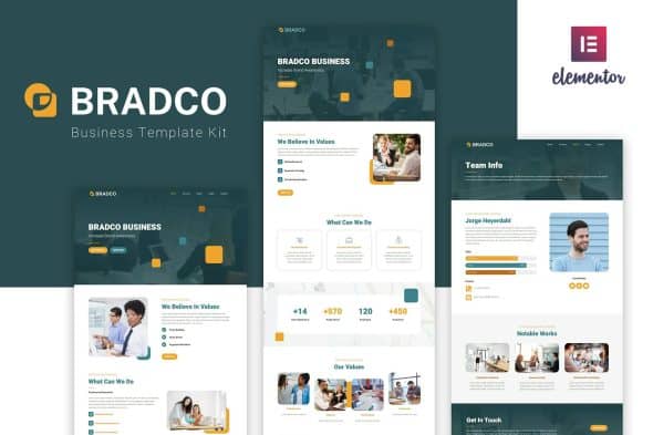 Bradco - Business Elementor Template Kit