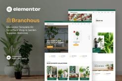 Branchous - Plant & Garden Store Elementor Template Kit