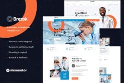 Brezok - Academic Research & STEM Elementor Template Kit