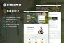 BugShield - Pest Control Service Elementor Pro Template Kit