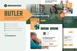 Butler - Home Care & Private Nursing Elementor Template Kit