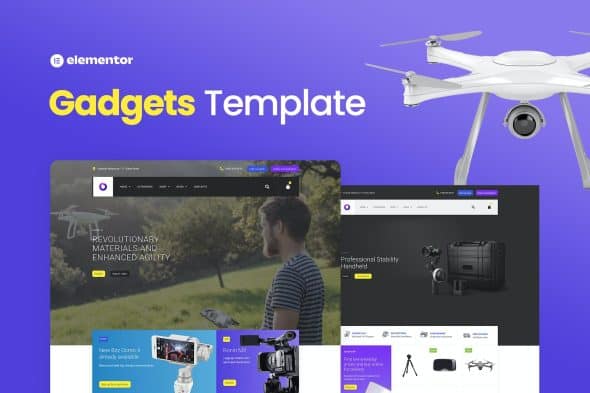 Bzzz - Gadgets eCommerce Elementor Template Kit