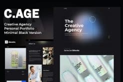 C.AGE - Creative Agency Personal Portfolio Elementor Template Kit