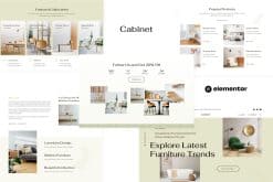 Cabinet - Furniture Store Elementor Template Kit