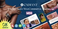 Download Cadiant - Jewelry Store WordPress Theme GPL WordPress Plugin
