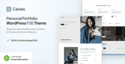 Download Caliste – Personal Portfolio CV & Resume Gutenverse FSE WordPress Block Theme GPL WordPress Plugin