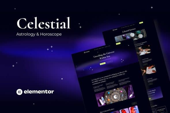 Celestial - Astrology & Horoscope Elementor Template Kit