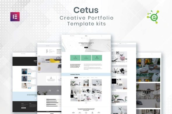 CETUS - Creative Portfolio Elementor Template Kit