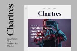 Download Chartres - Timeless Minimalist Blogging WP Theme GPL WordPress Plugin